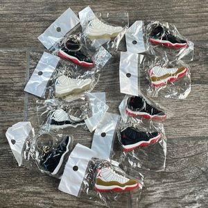 Air Jordan 11 Mixed Random 10pcs KeyRings